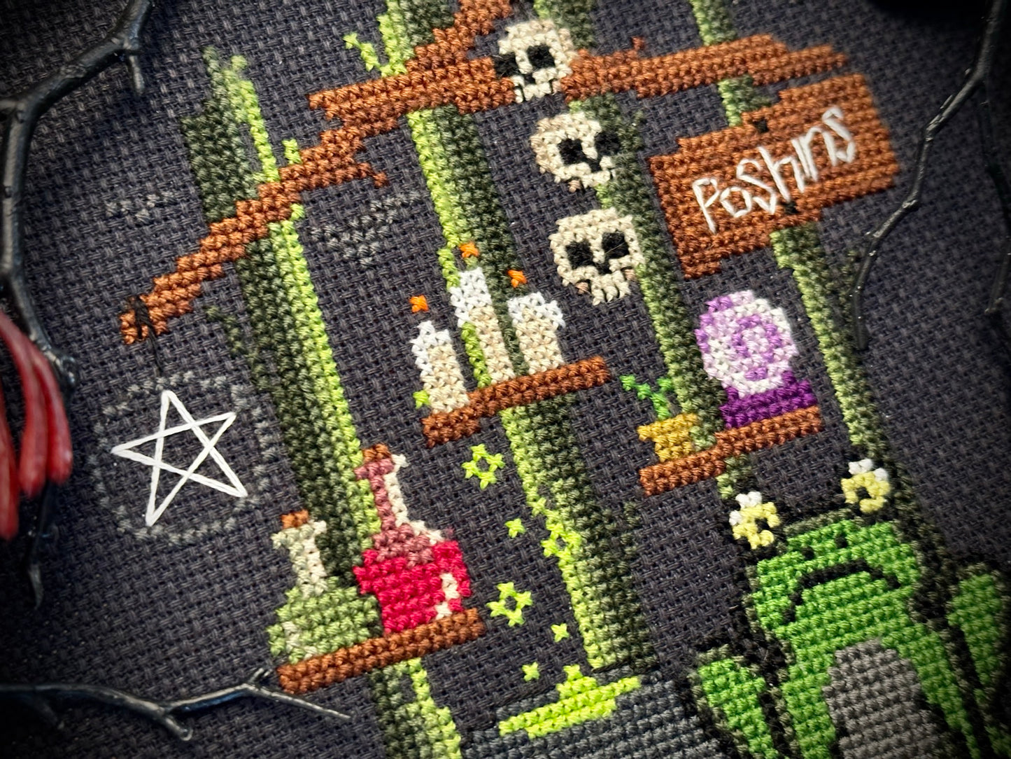 Frogs Apothecary - PDF Cross Stitch Pattern