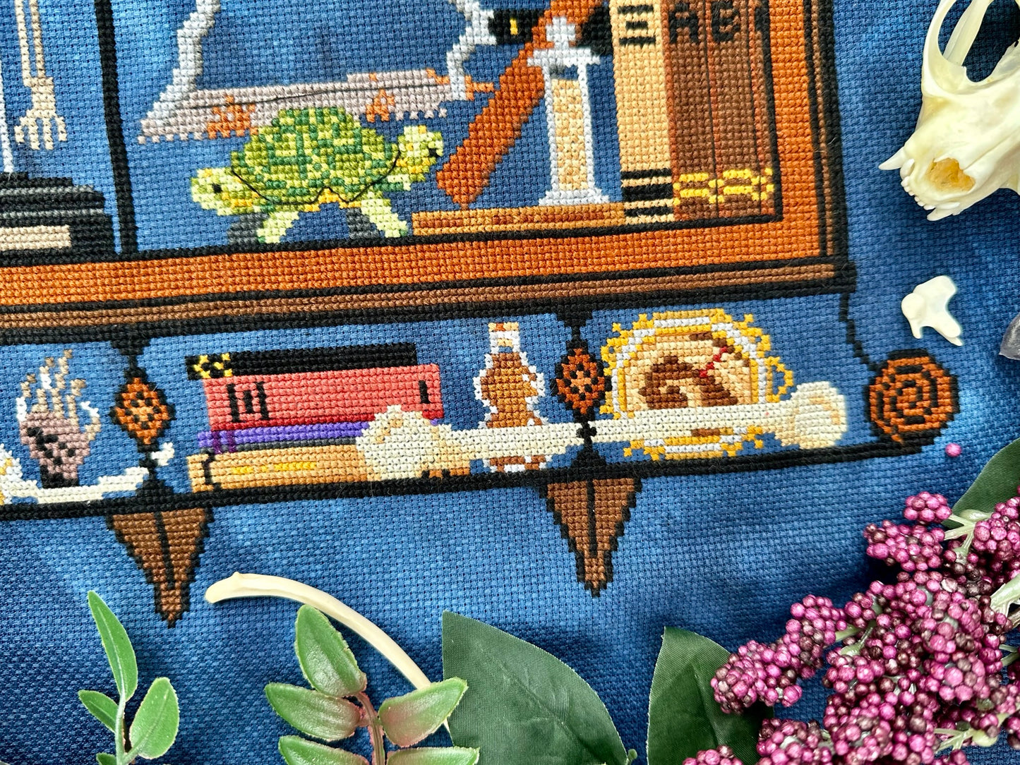 Morbid Curiosities SAL Cabinet of Curiosities Stitch-A-Long