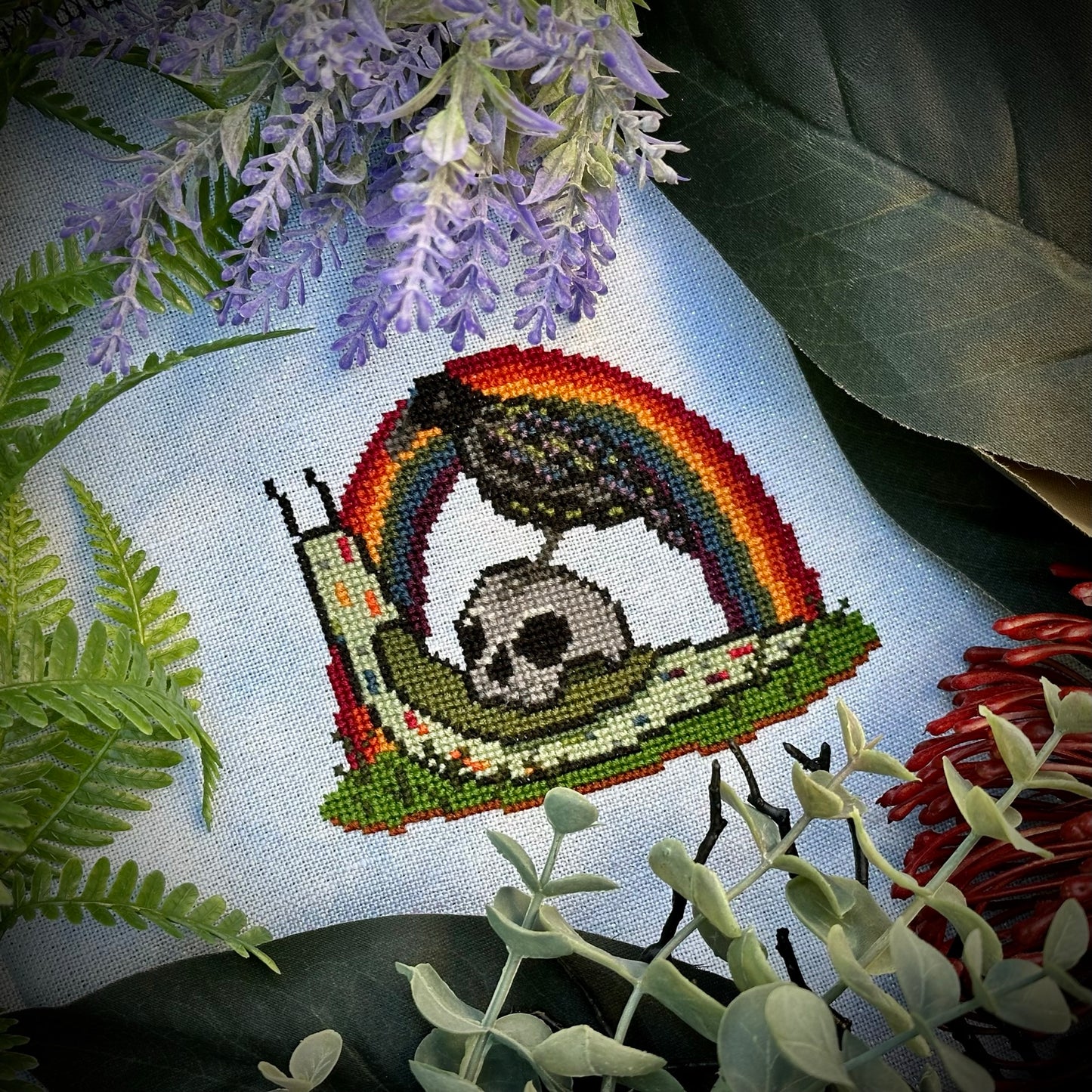 Goth Rainbow - PDF Cross Stitch Pattern