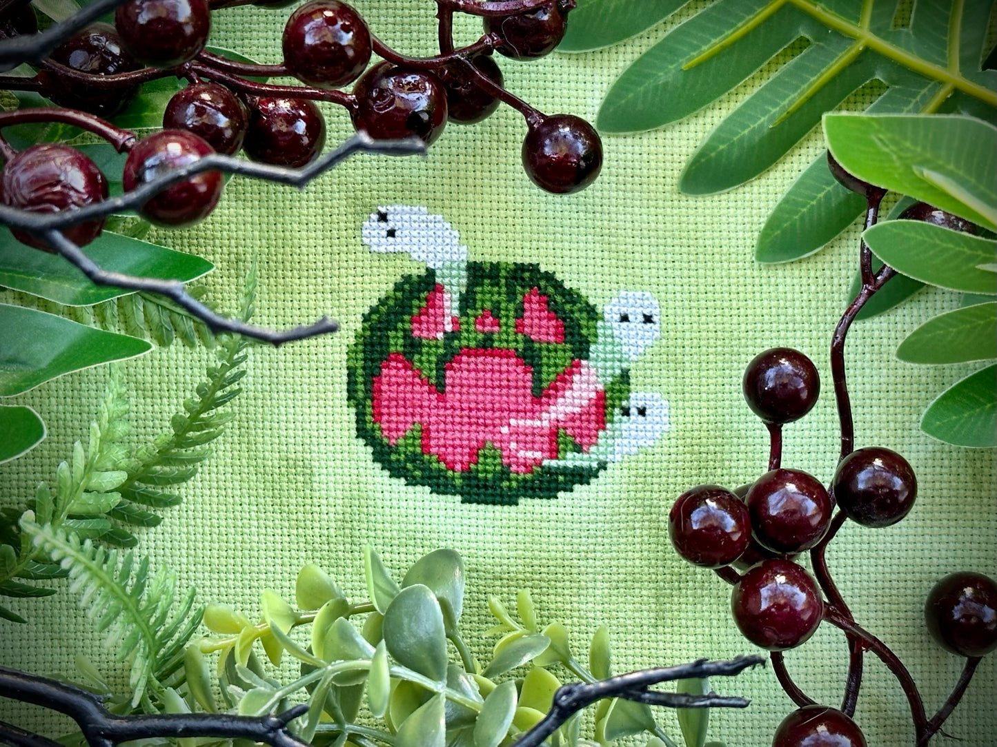 Jack-O-Melon - PDF Cross Stitch Pattern