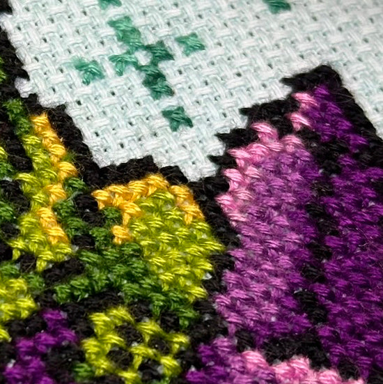 Crystal Frog - PDF Cross Stitch Pattern