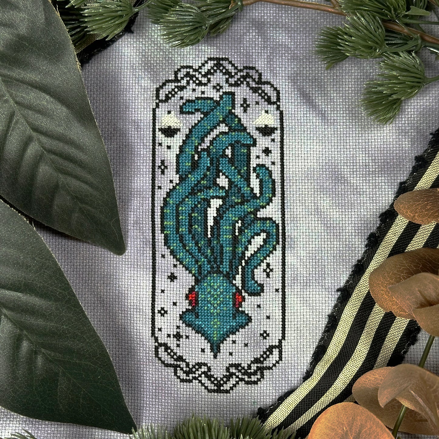 Kraken Cryptid Culture - PDF Cross Stitch Pattern