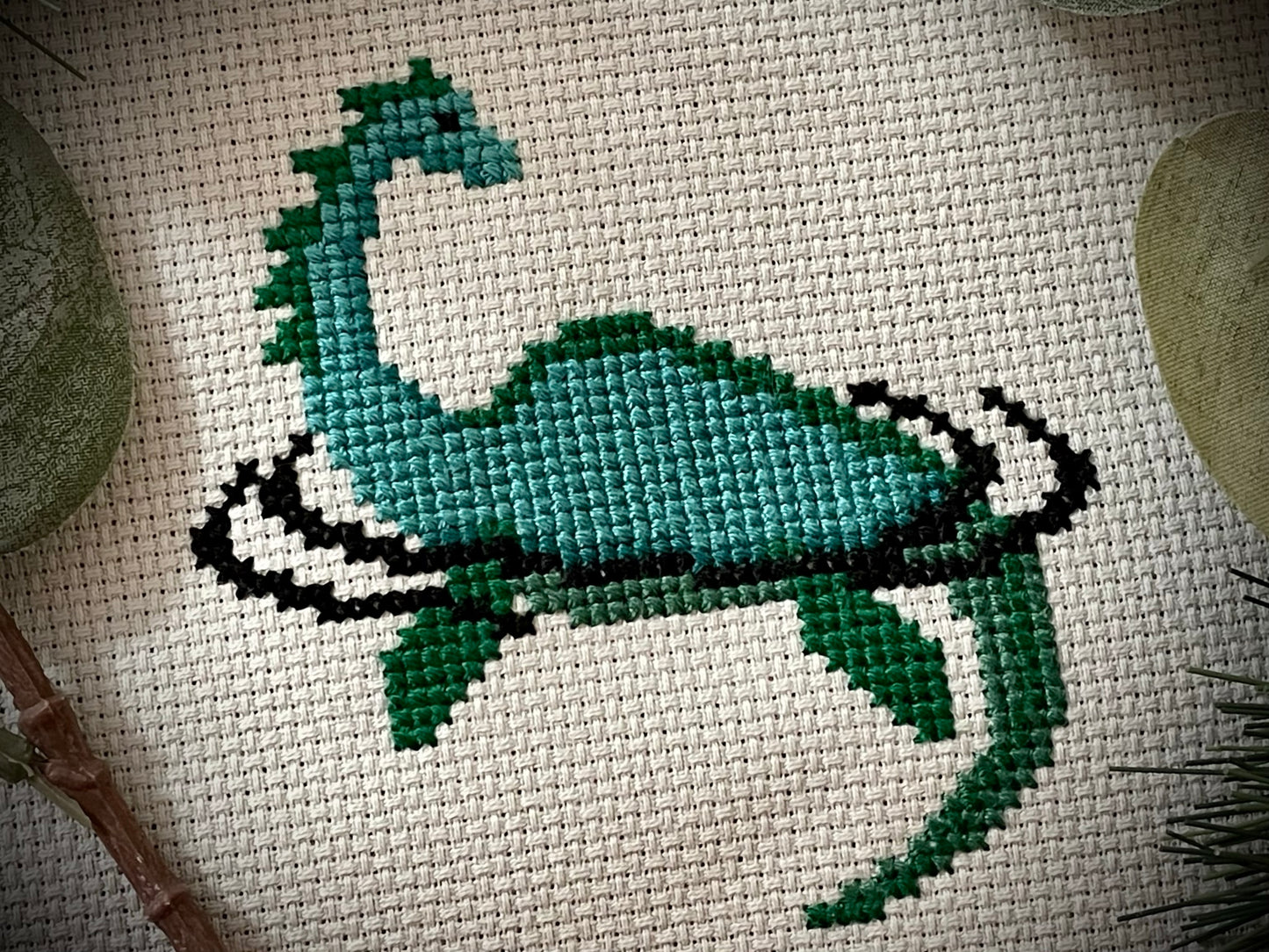 Loch Ness Monster - PDF Cross Stitch Pattern