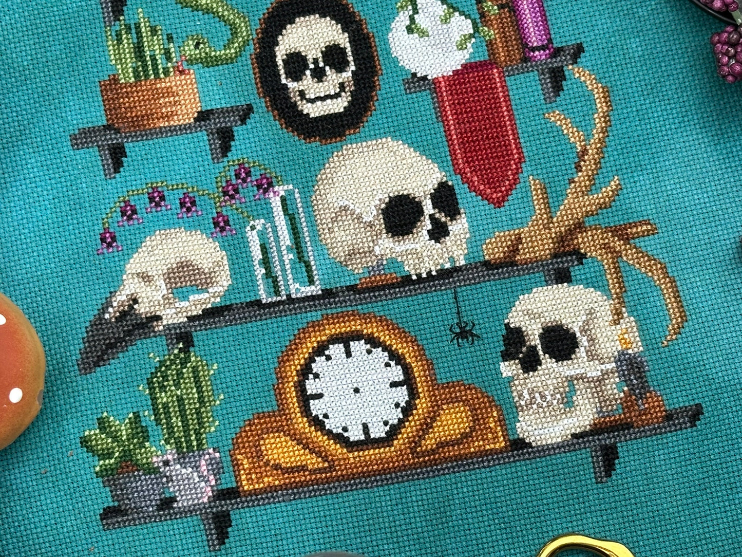 A Study of Skulls SAL Mystery Stitch-A-Long
