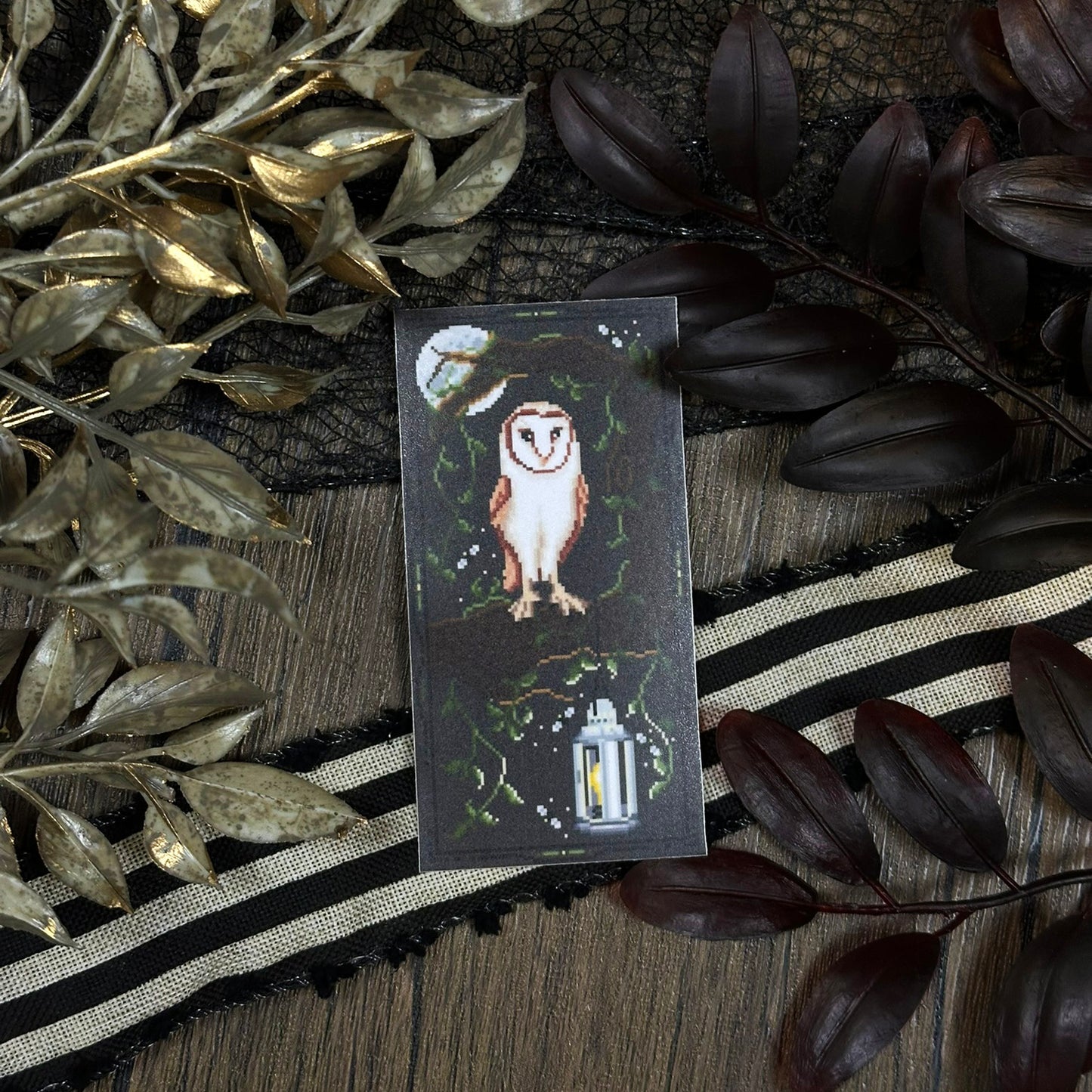 Full Moon Owl Sticker