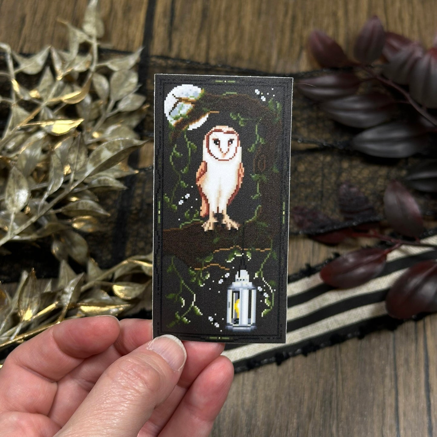 Full Moon Owl Sticker