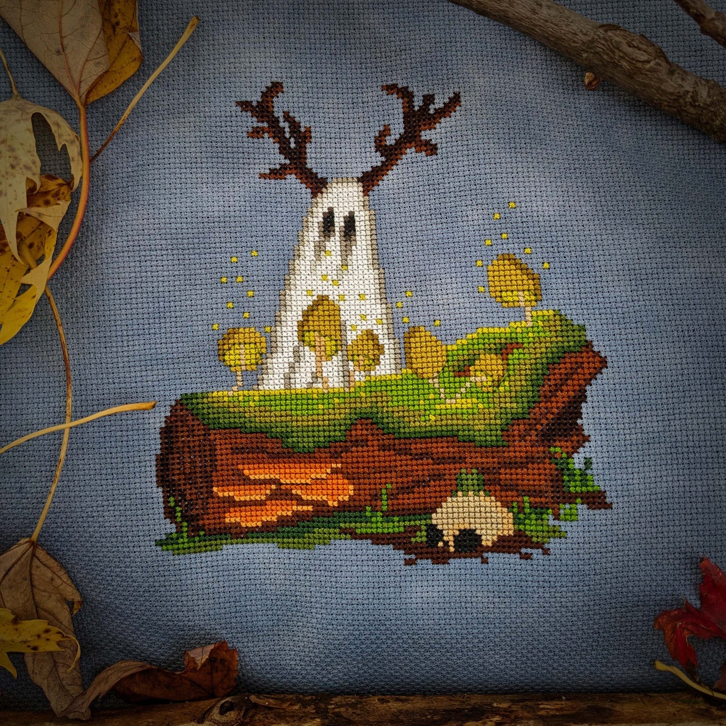 Ghostly Guardian - PDF Cross Stitch Pattern