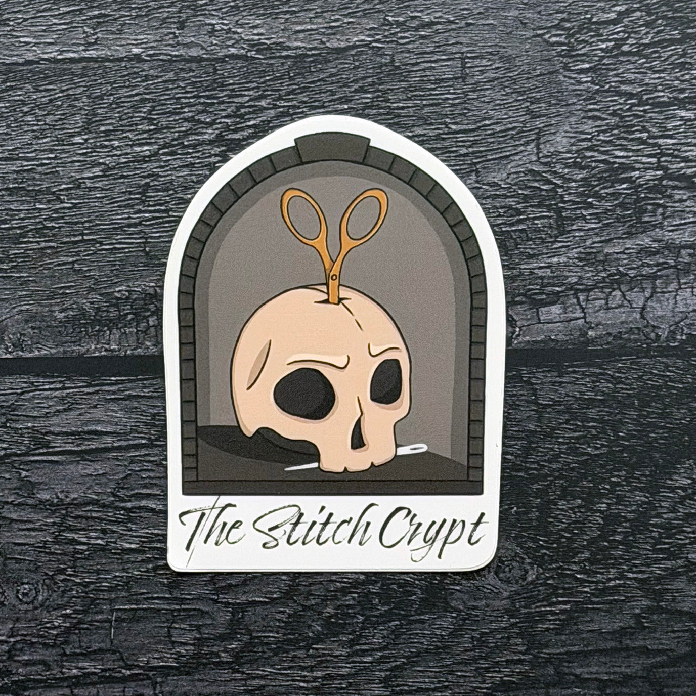 The Stitch Crypt 2024 Logo Sticker