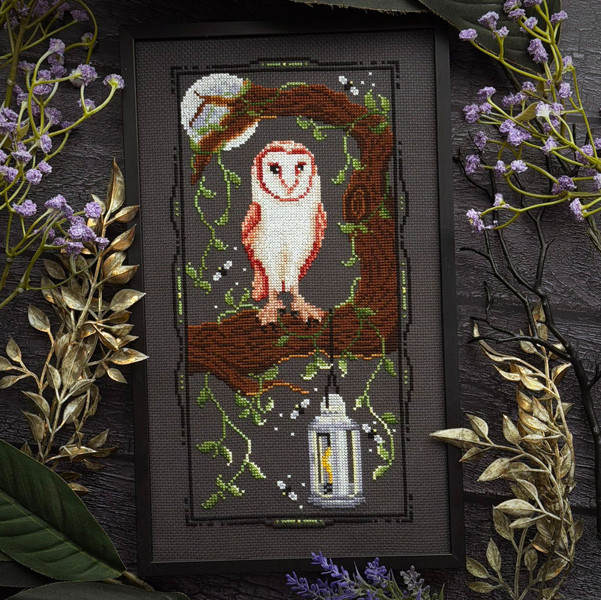 Under the Full Moon - PDF Cross Stitch Pattern