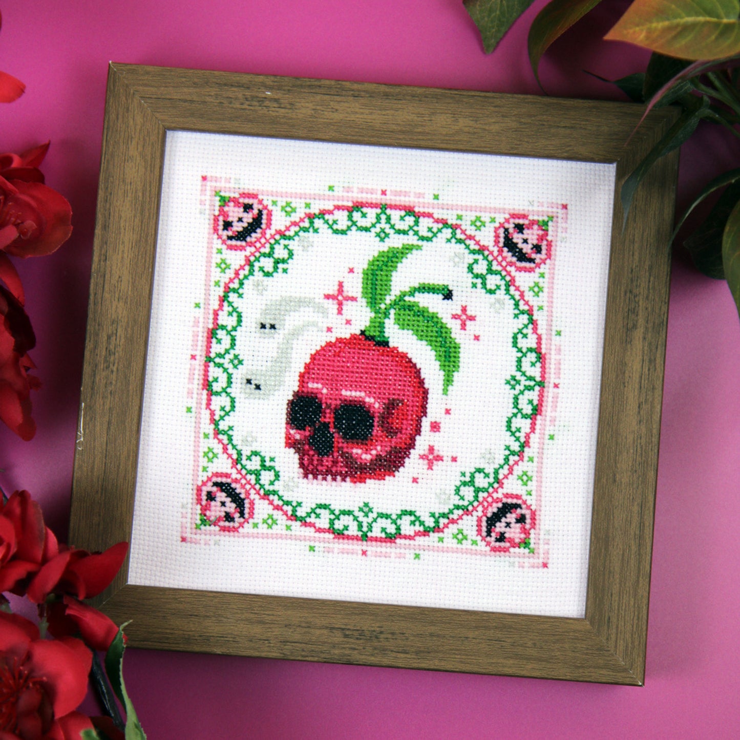 Summerween Cherry - PDF Cross Stitch Pattern