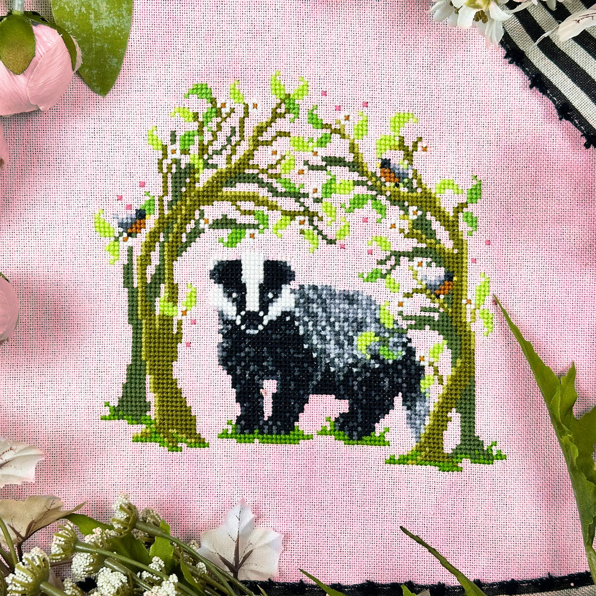 Badger in the Burrow Printed Paper Pattern