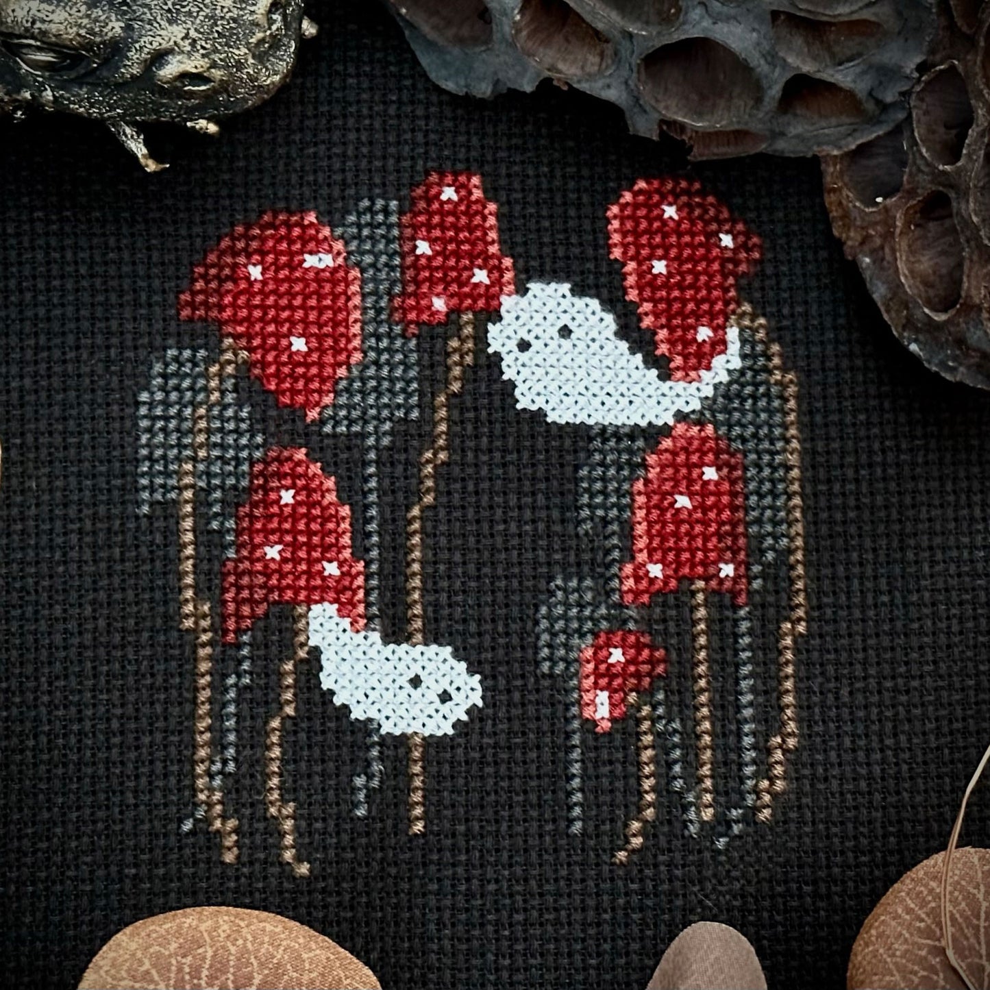 Fungi Trilogy BUNDLE - PDF Cross Stitch Pattern