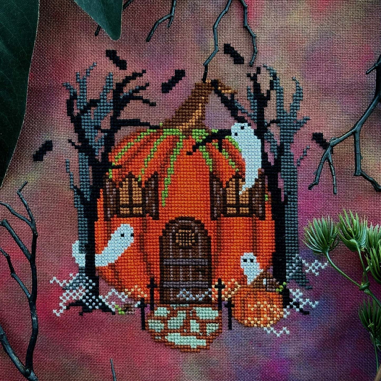 Halloween House - PDF Cross Stitch Pattern