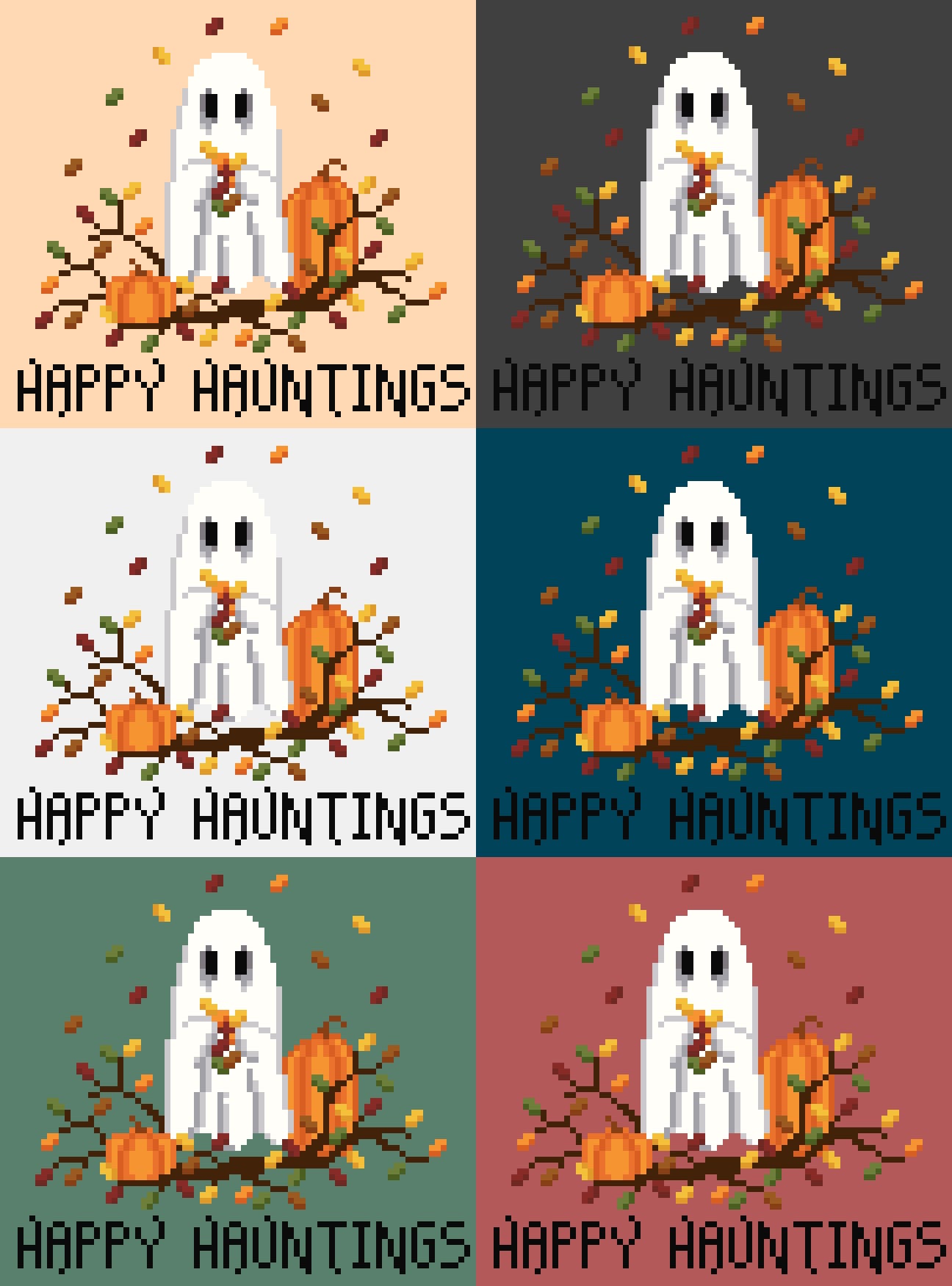 Happy Hauntings - PDF Cross Stitch Pattern