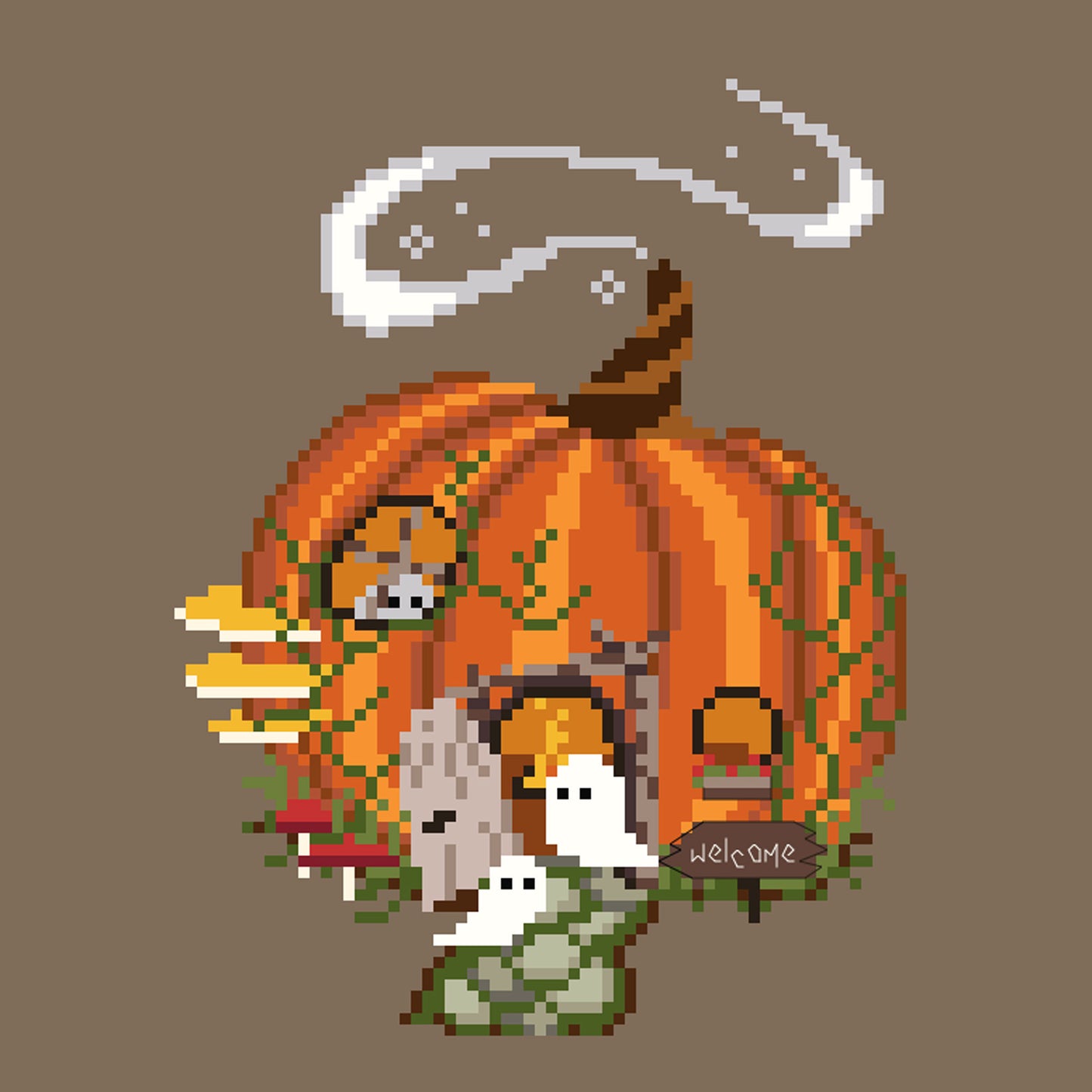 Spring House - PDF Cross Stitch Pattern