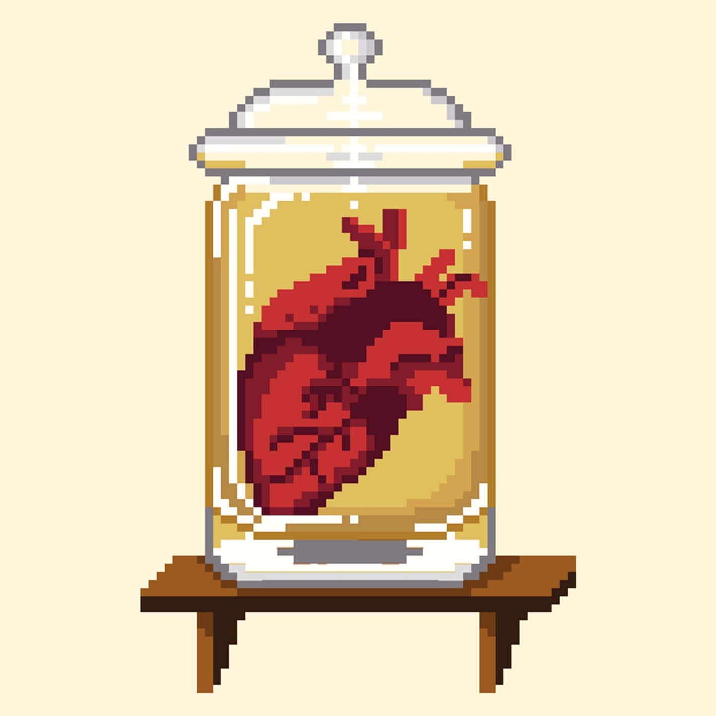 Heart in a Jar - PDF Cross Stitch Pattern