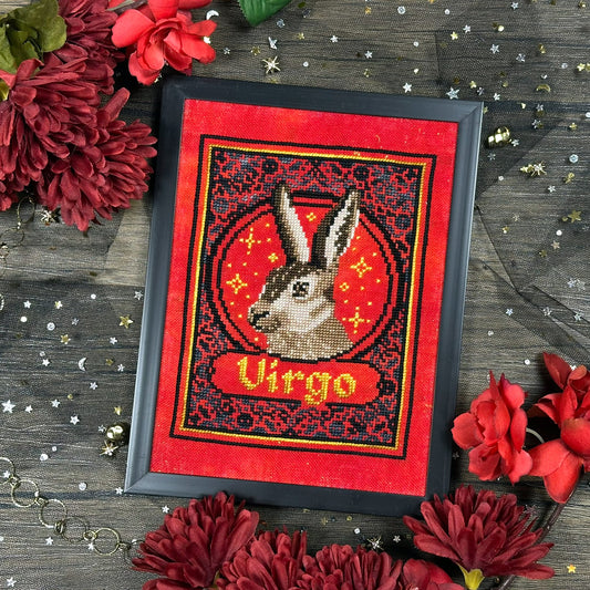 Zodiac Virgo - PDF Cross Stitch Pattern