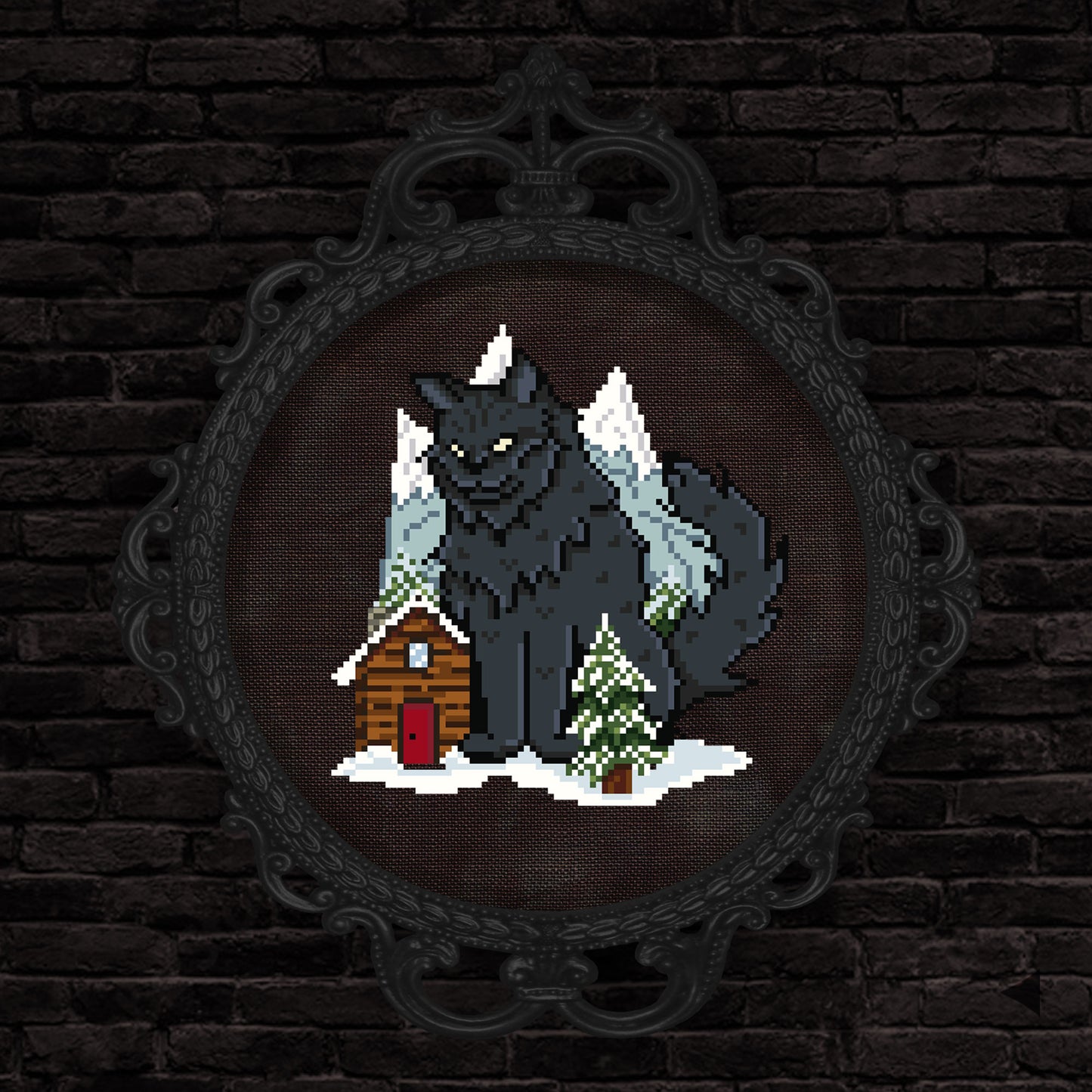 Yule Cat - PDF Cross Stitch Pattern