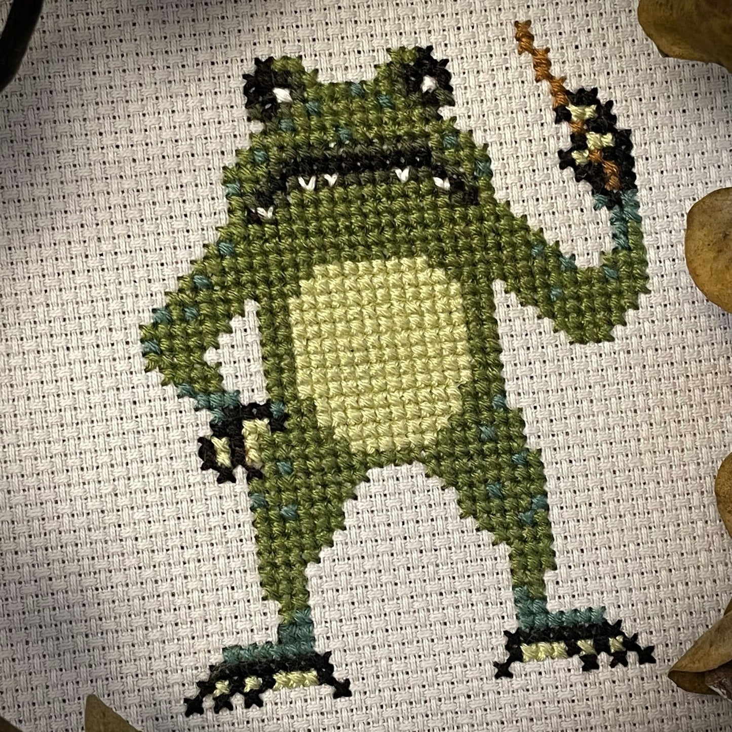 Loveland Frogman - PDF Cross Stitch Pattern