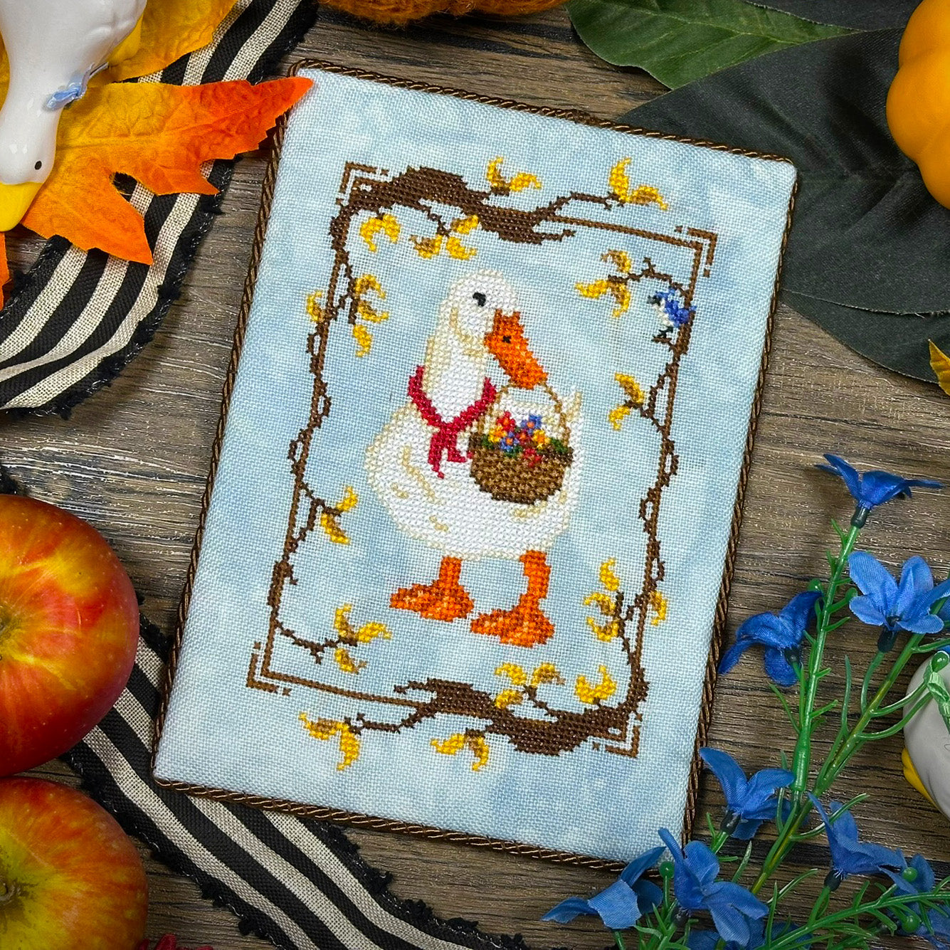 Autumn Duck Paper Printed Pattern