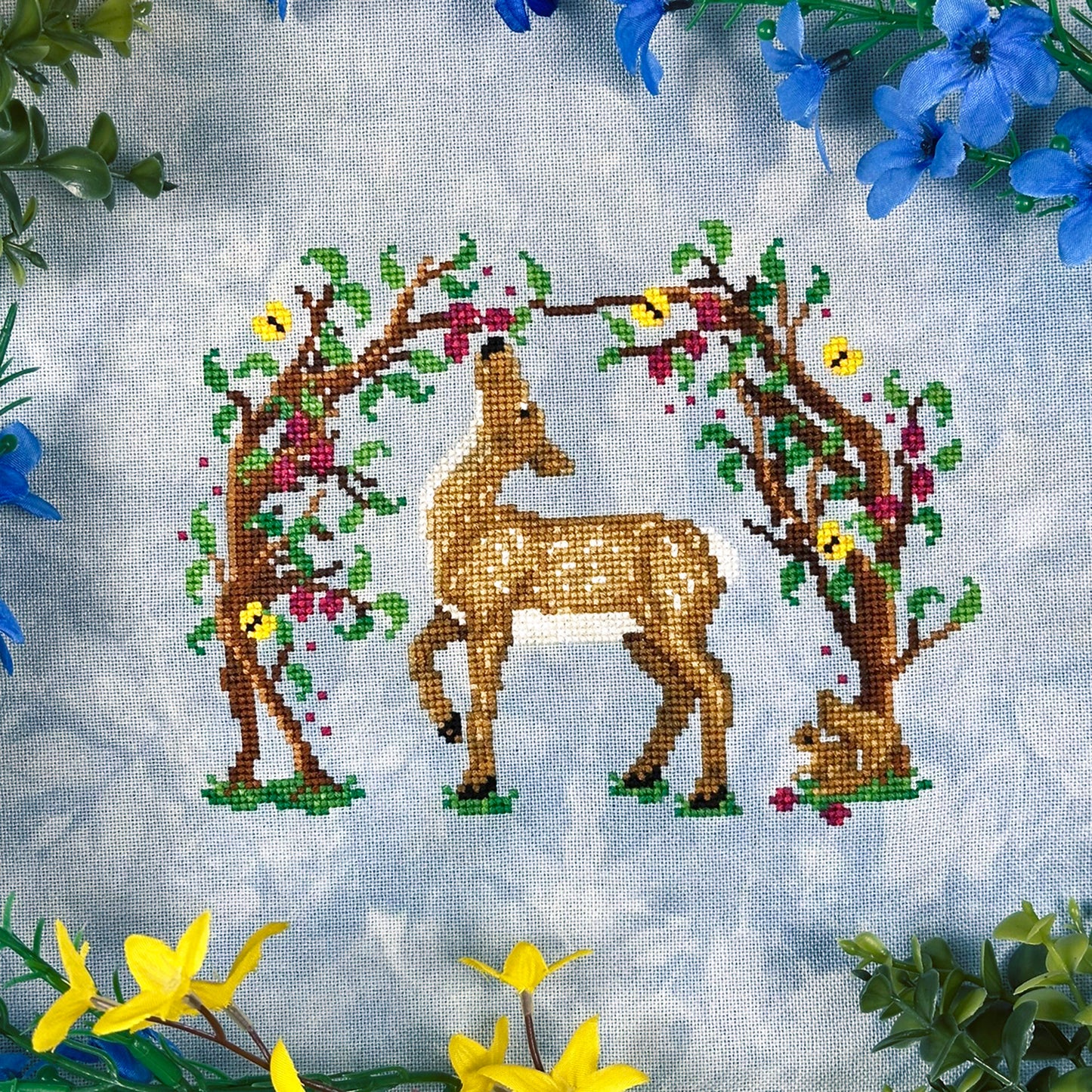 Deer in the Brambles Printed Paper Pattern