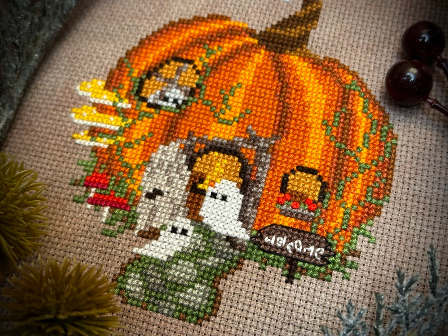 Spring House - PDF Cross Stitch Pattern