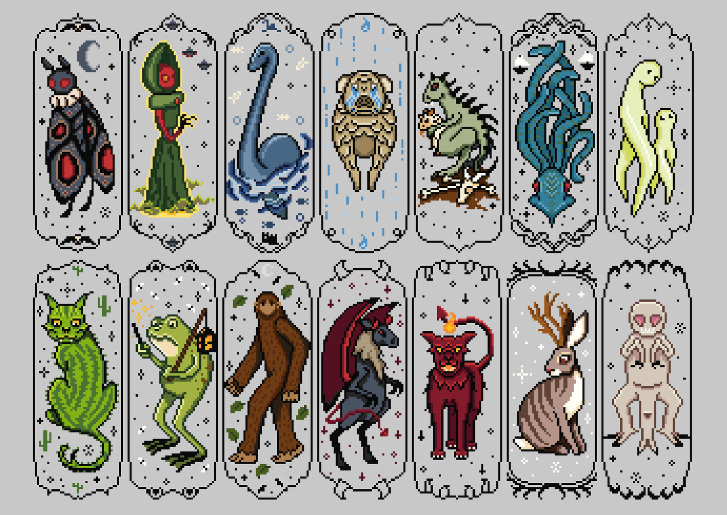 Cryptid Culture 14 Pattern Bundle - PDF Cross Stitch Pattern ...