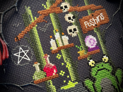 Frogs Apothecary - PDF Cross Stitch Pattern