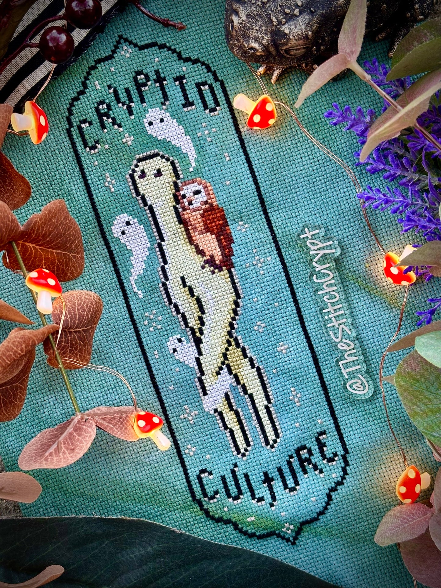 Cryptid Culture: Nightcrawler - PDF Cross Stitch Pattern