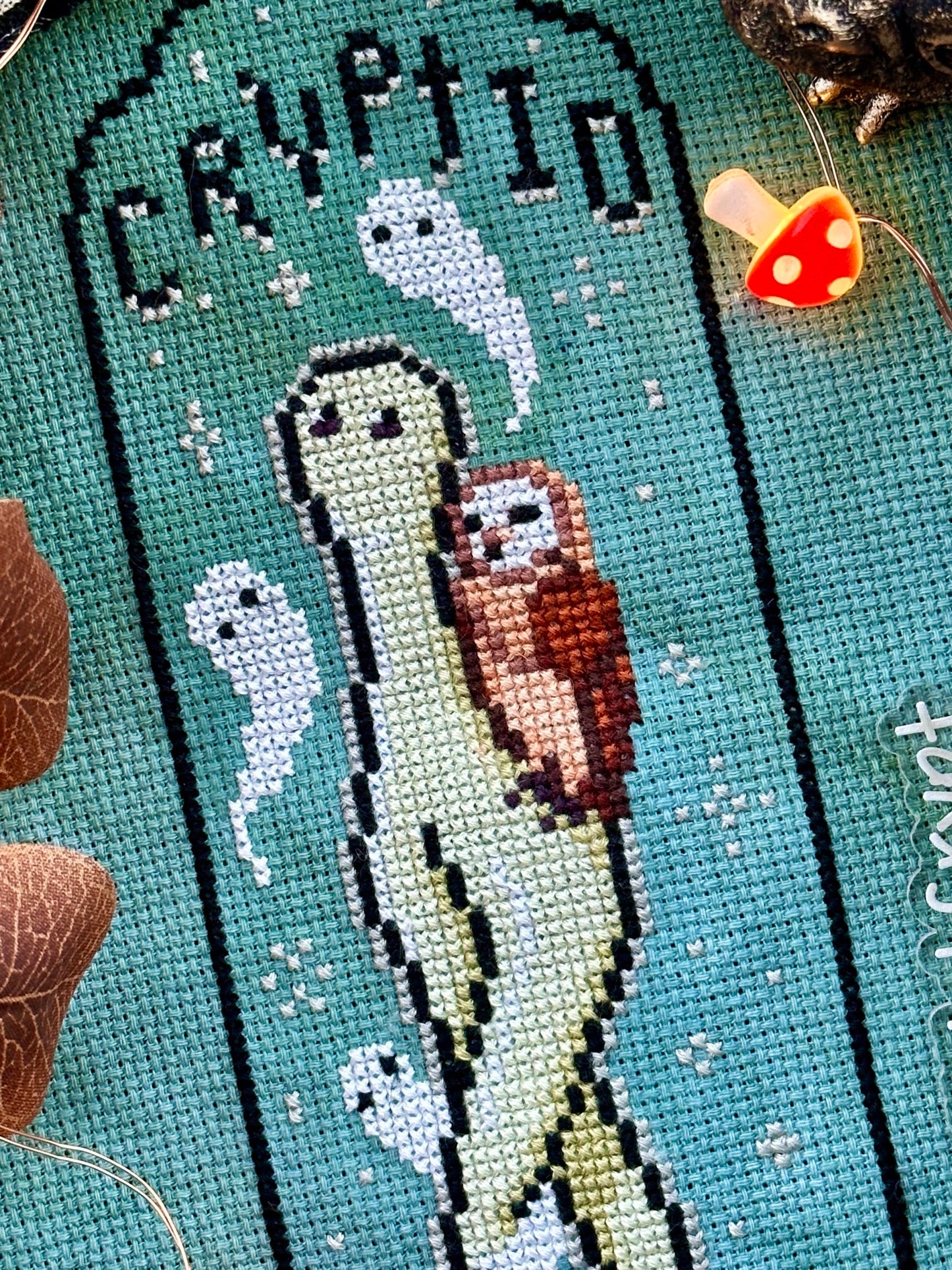 Cryptid Culture: Nightcrawler - PDF Cross Stitch Pattern