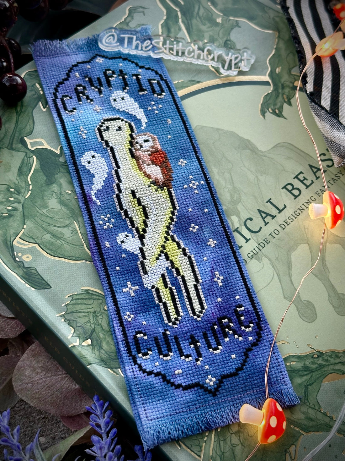 Cryptid Culture: Nightcrawler - PDF Cross Stitch Pattern – TheStitchCrypt