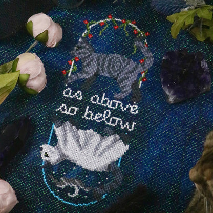 As Above So Below - PDF Cross Stitch Pattern
