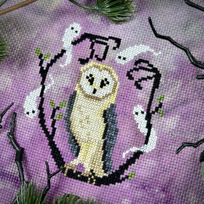 Ominous Owl - PDF Cross Stitch Pattern