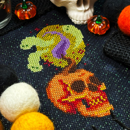 Ghostly Flames - PDF Cross Stitch Pattern