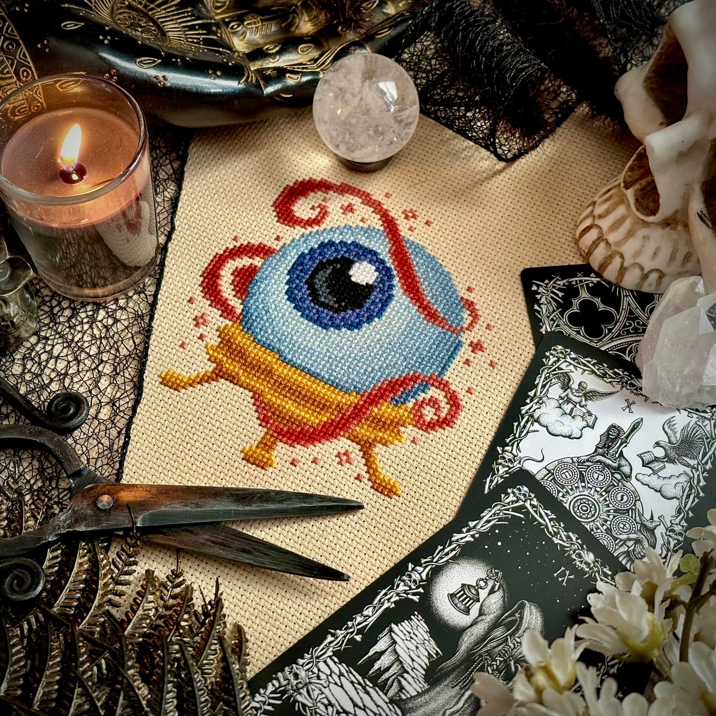 Fates Eye - PDF Cross Stitch Pattern