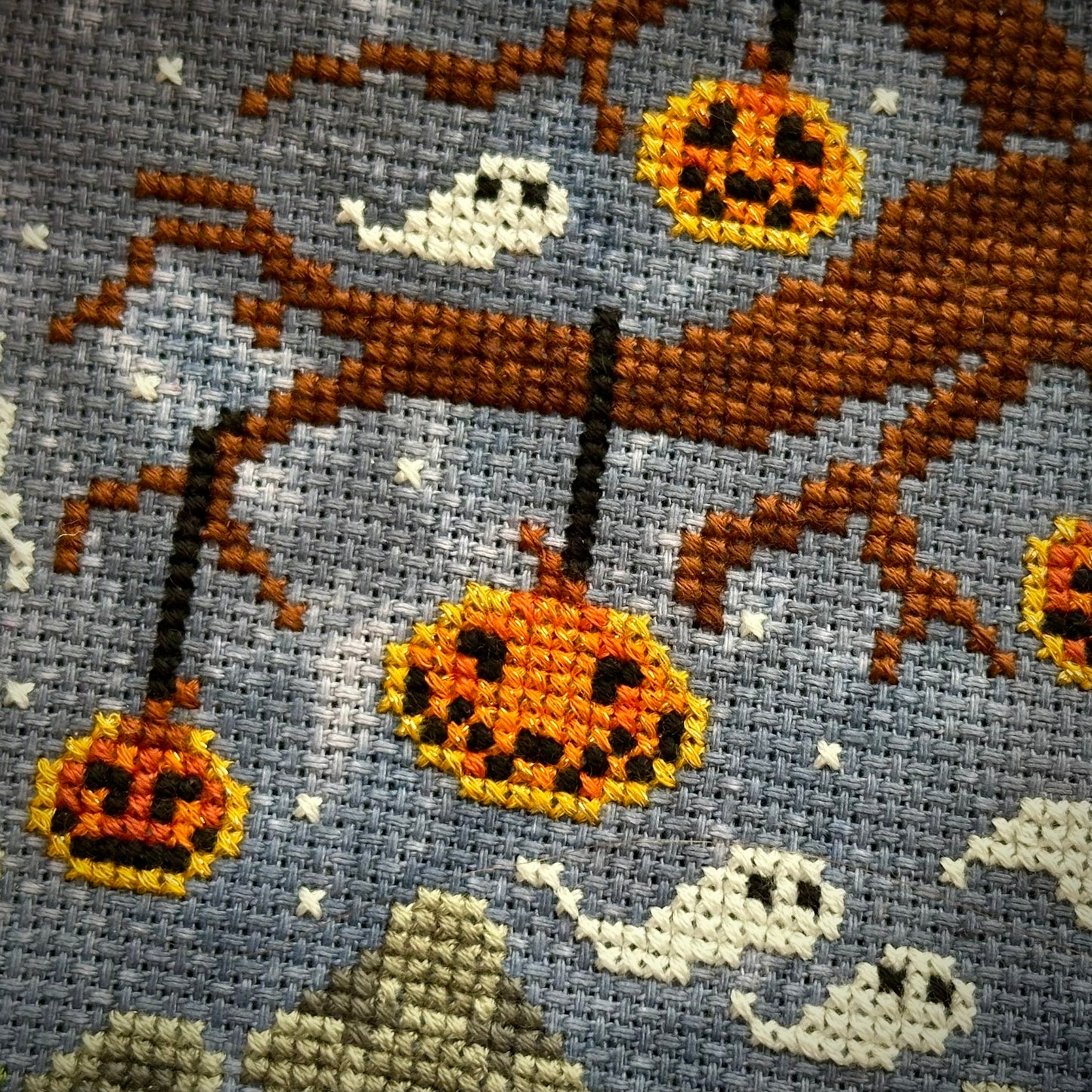 Pumpkin Night - PDF Cross Stitch Pattern