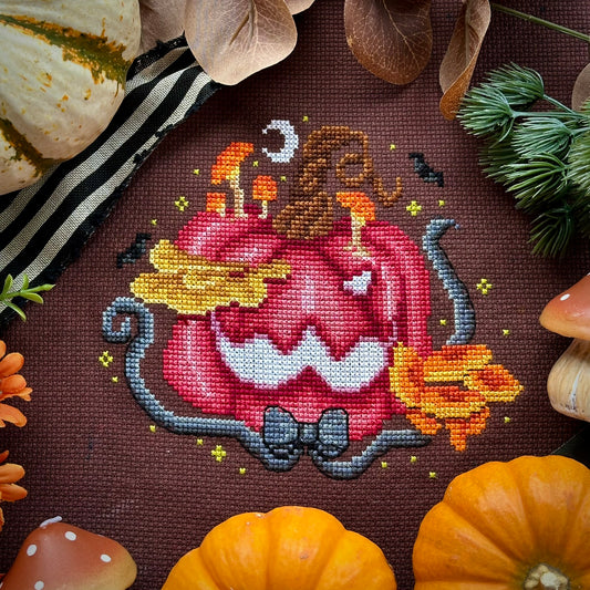 Mushroom Halloween Paper Printed Pattern