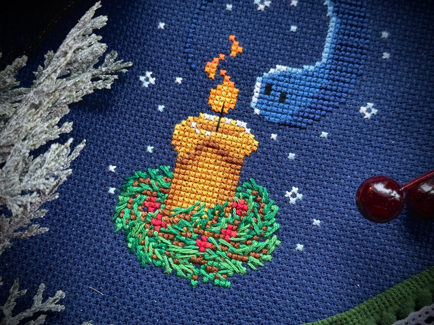 Yule Ghost - PDF Cross Stitch Pattern