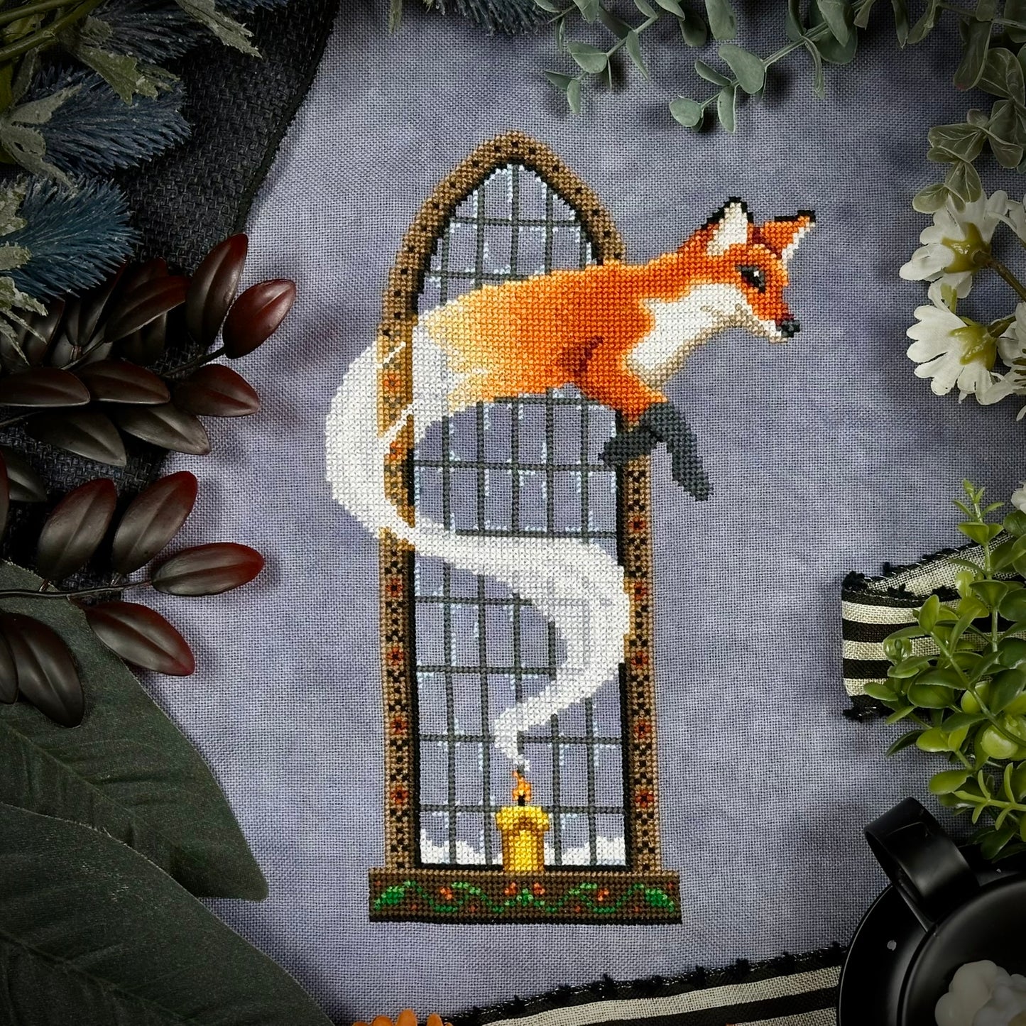 Candle Fox Paper Printed Pattern