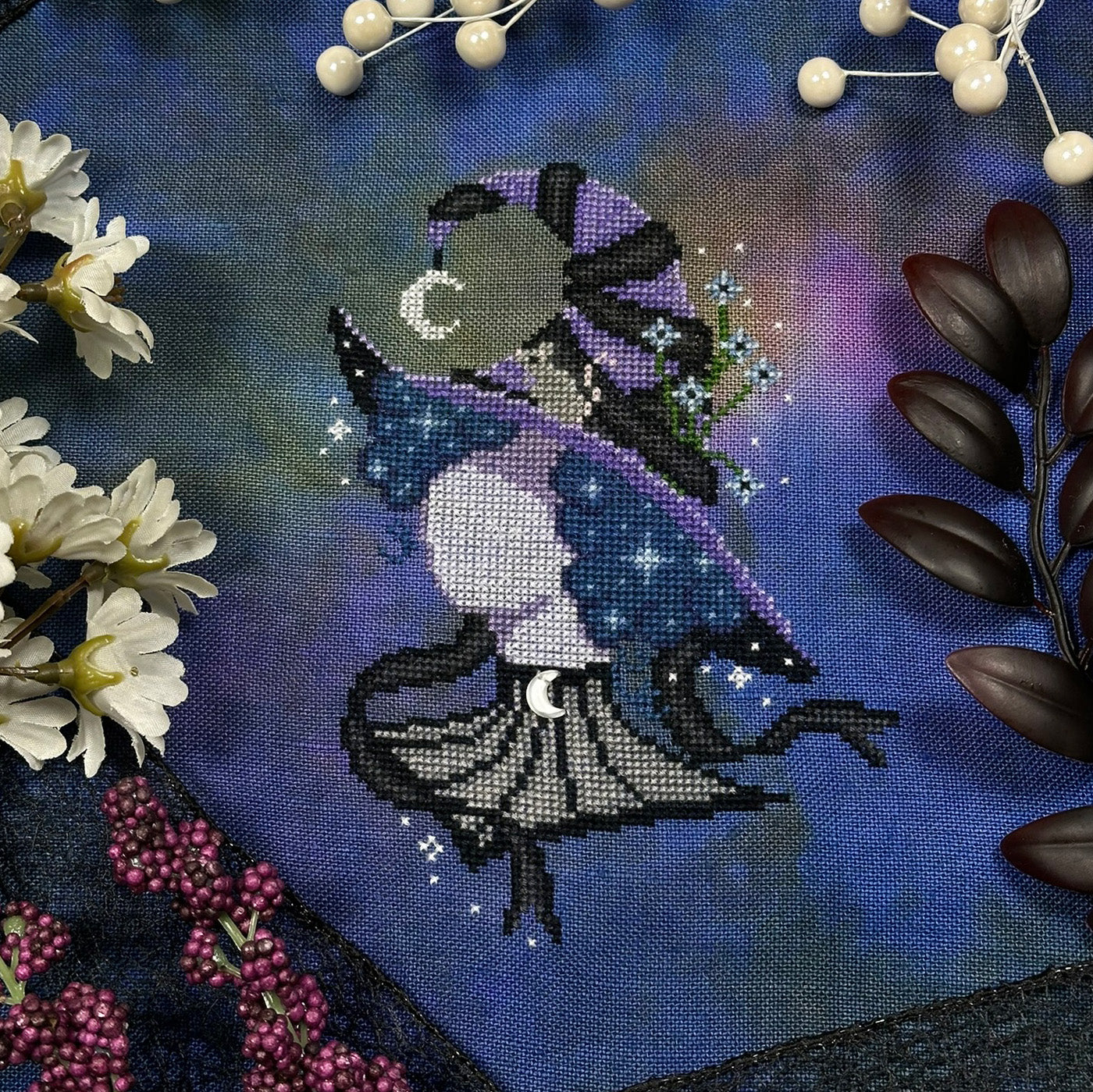 Moon Witch Paper Printed Pattern