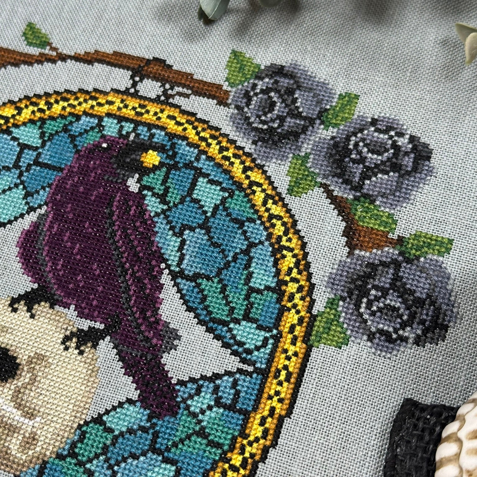 Memento Mori PDF Cross Stitch Pattern – TheStitchCrypt