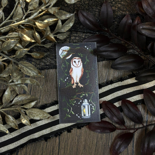 Full Moon Owl Sticker