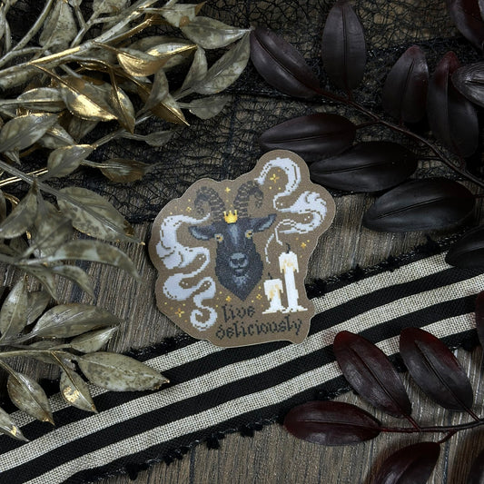 Live Deliciously Sticker