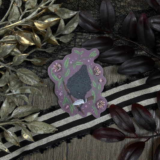 Hellebore and Crow Sticker