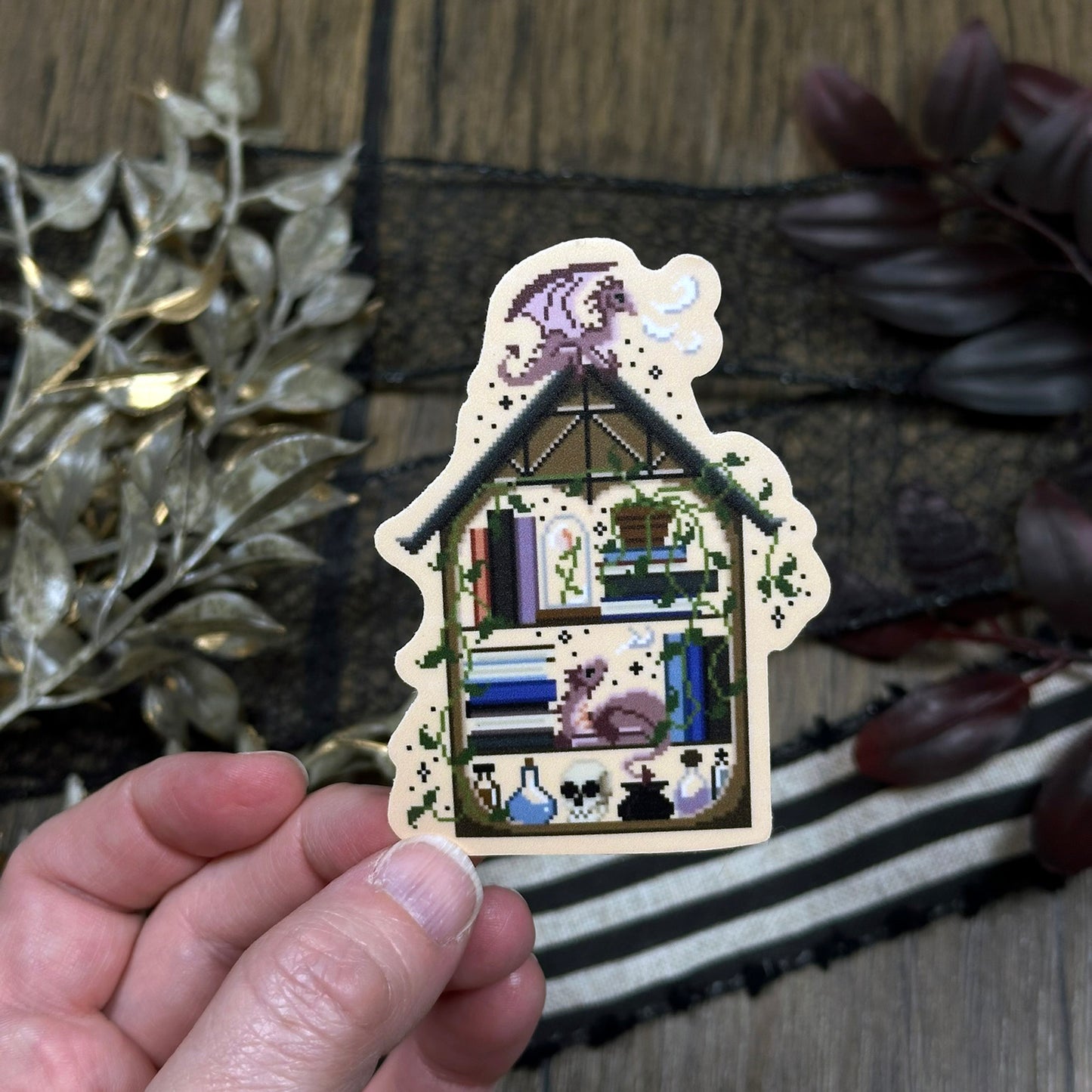 House of Book Dragons Sticker