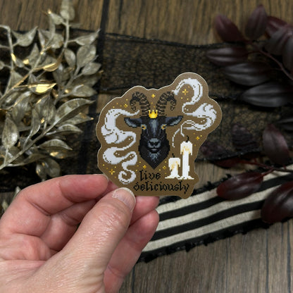 Live Deliciously Sticker