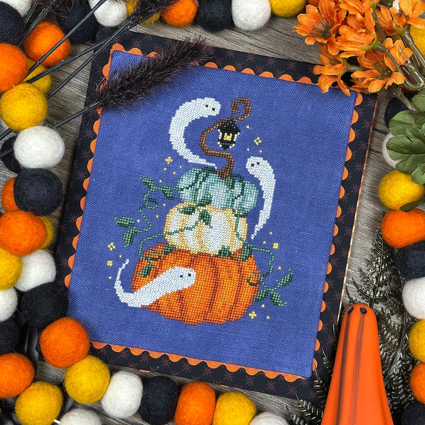 Pumpkin Lantern Paper Printed Pattern