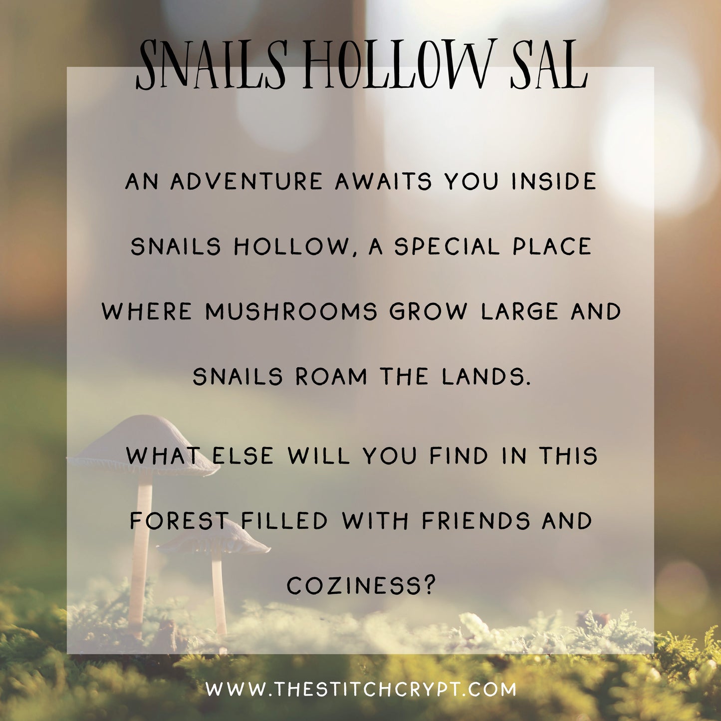 Snails Hollow Mystery SAL