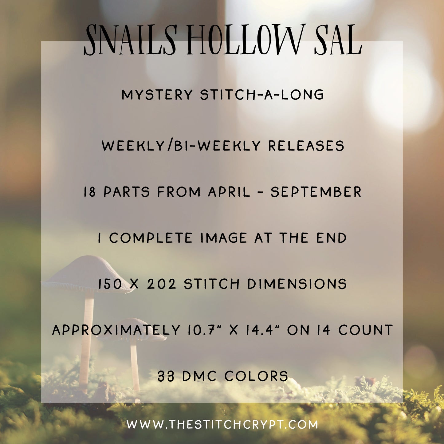 Snails Hollow Mystery SAL