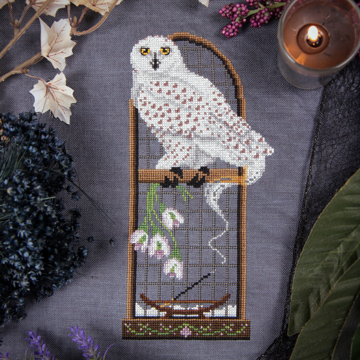 Snowdrop Owl Printed Paper Pattern